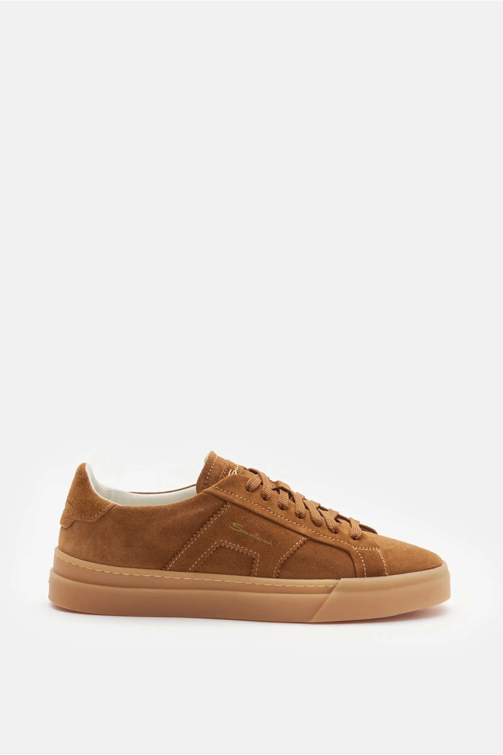 SANTONI sneakers 'Double Buckle' light brown