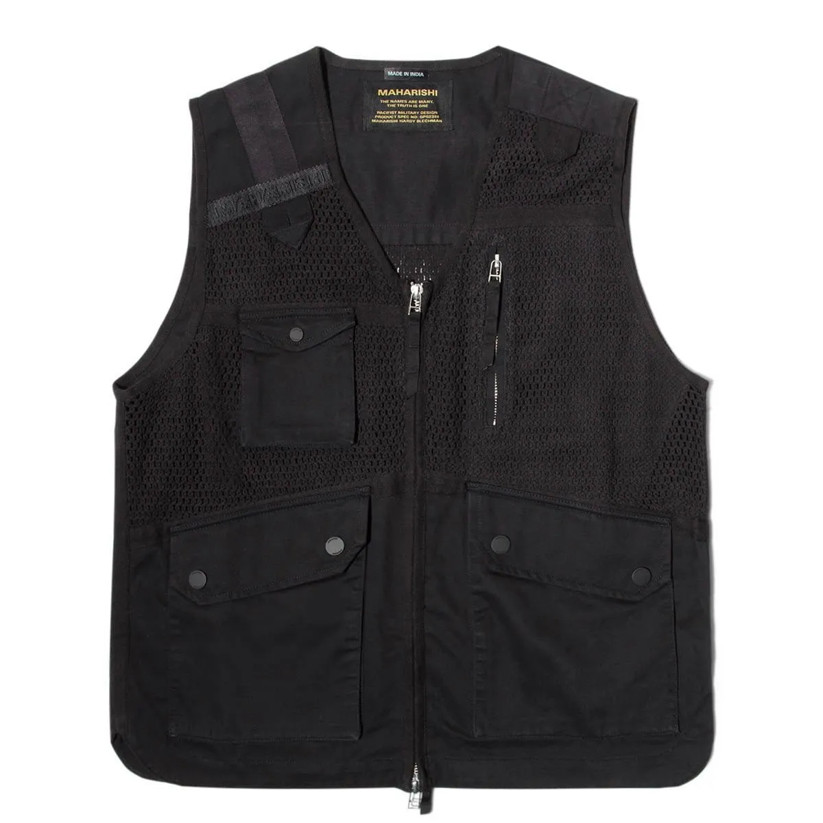 SCRIM NET ORGANIC CARGO VEST Black