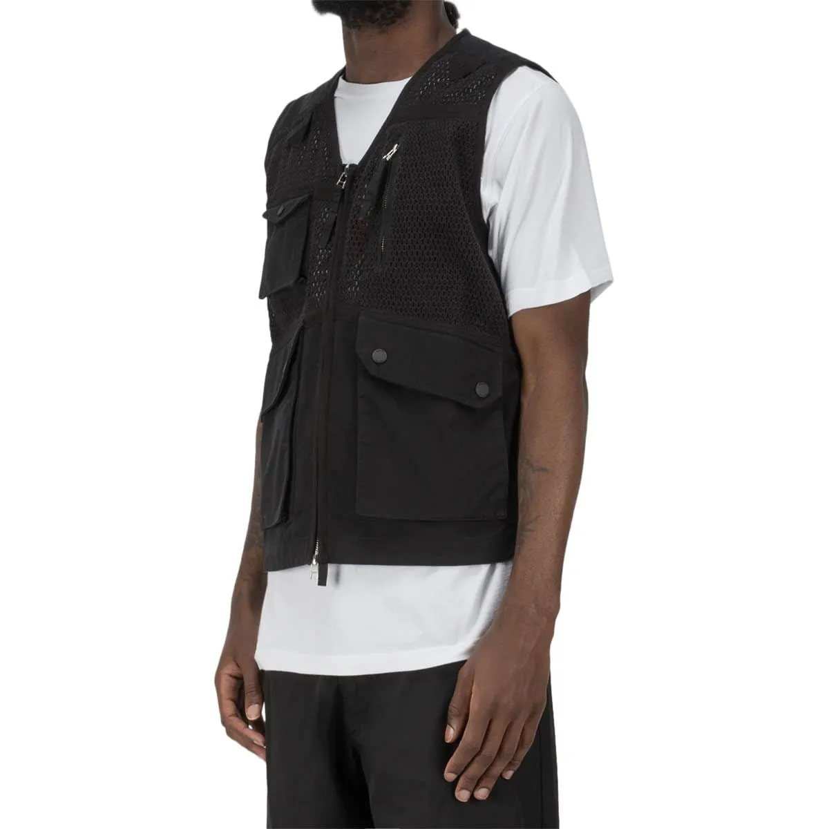 SCRIM NET ORGANIC CARGO VEST Black