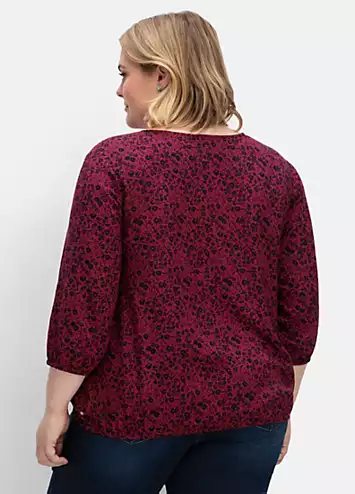 Sheego V-Neck All-Over Print Tunic | Grattan