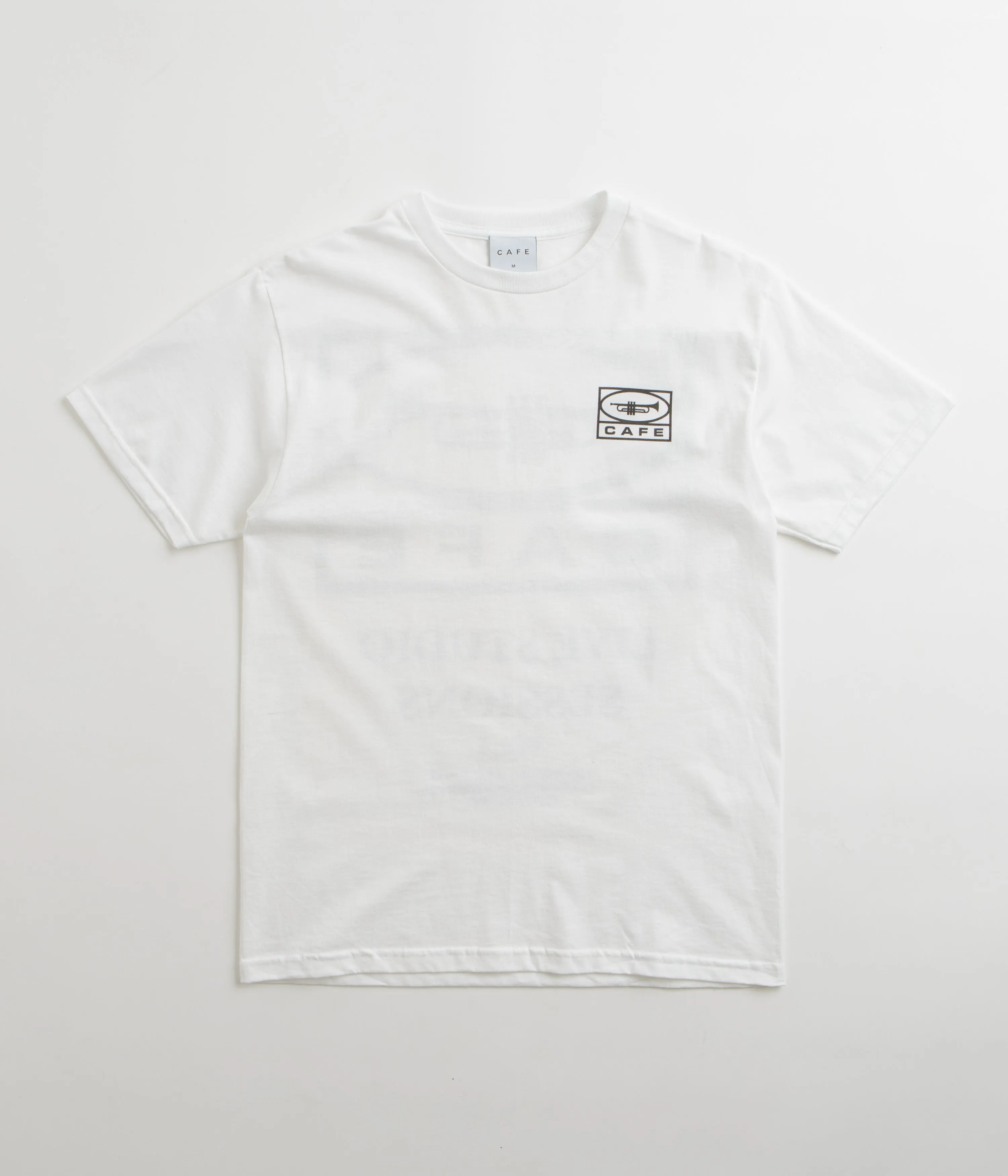 Skateboard Cafe 45 T-Shirt - White / Black