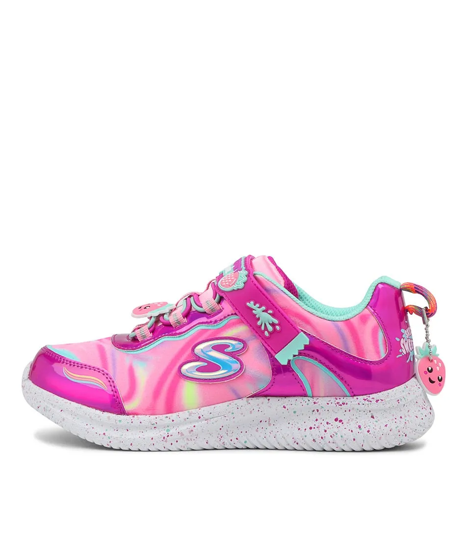 SKECHERS Jumpsters Jnr Pink Multi Sneakers