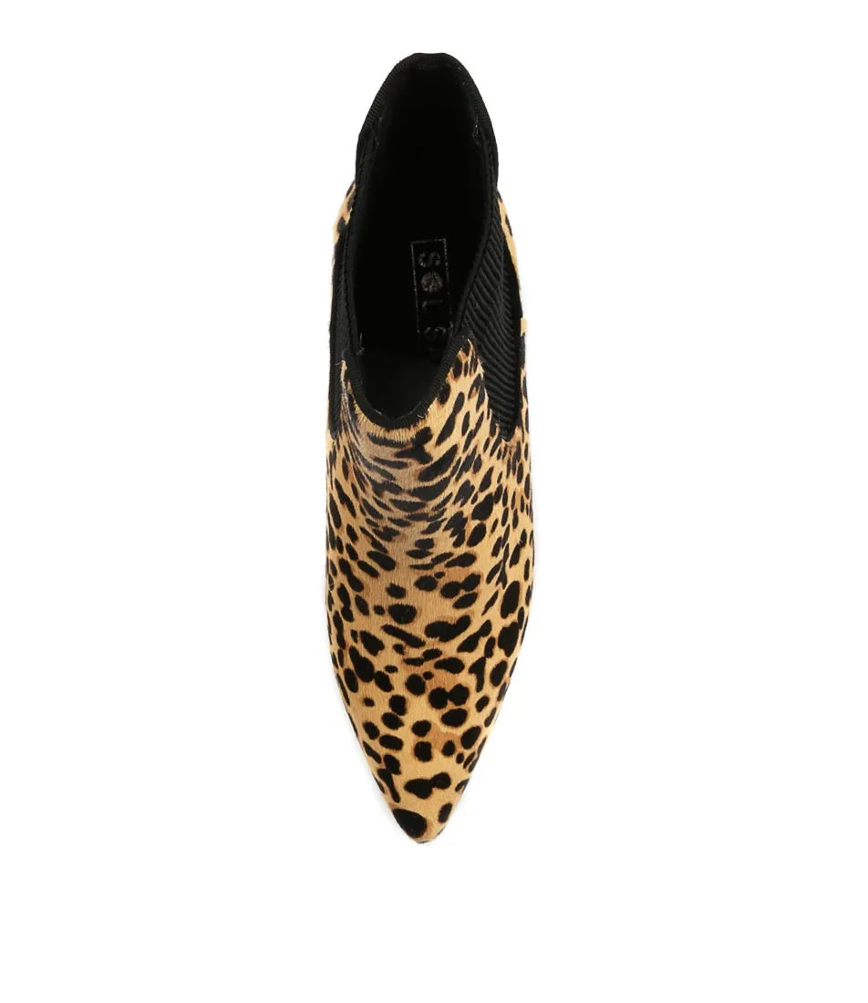 SOL SANA Sawyer Boot Leopard Pony