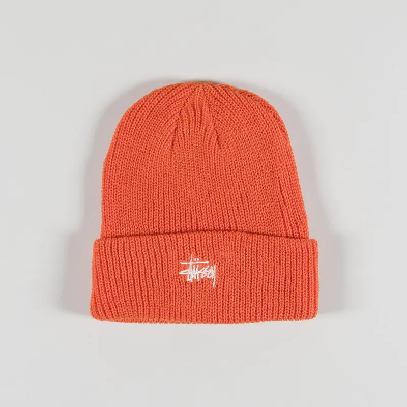 Stussy Basic Cuff Beanie Habanero