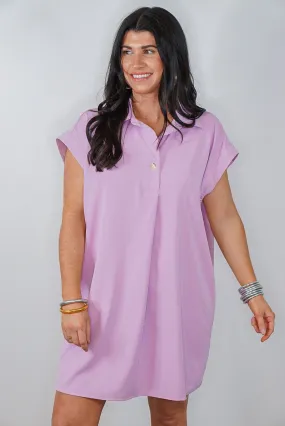 Summer Secrets Lilac Tunic Dress