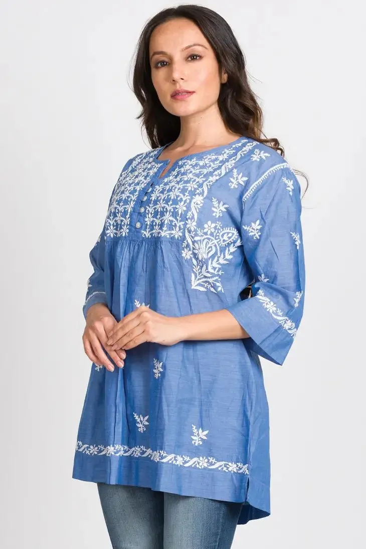 Tarika Chambray Tunic