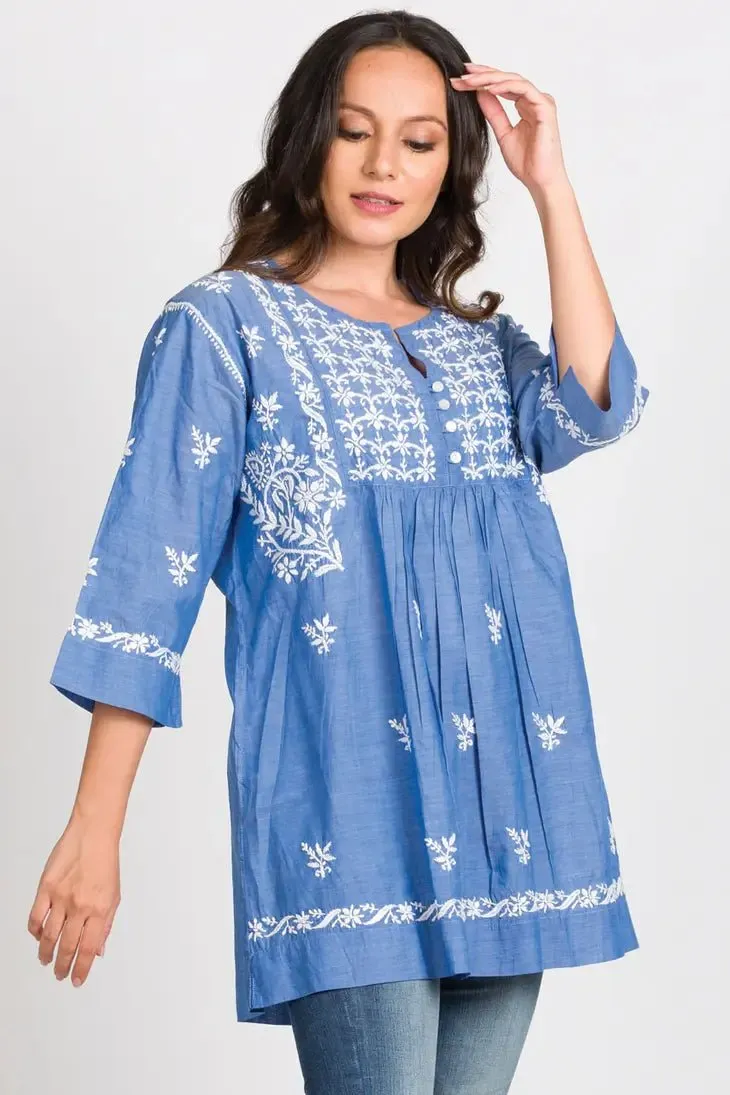 Tarika Chambray Tunic