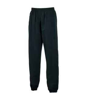 Tombo Teamsport Mens Sports Lined Tracksuit Bottoms / Jog Pants (Black) - UTRW1528