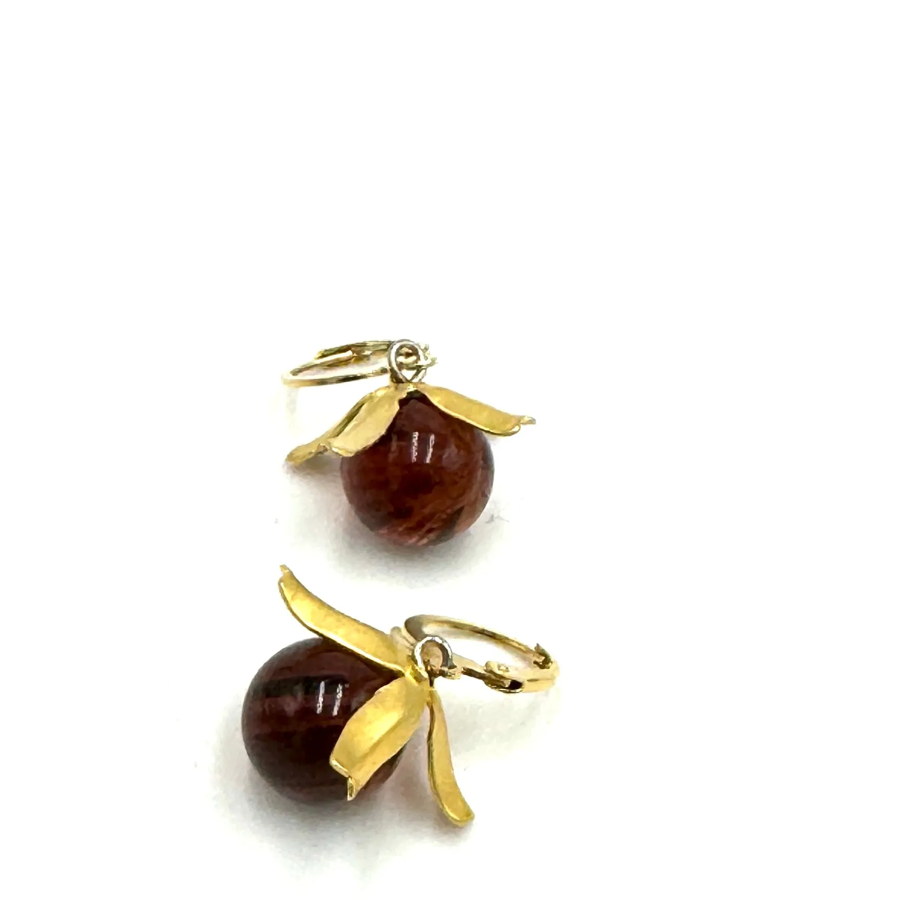 Tortoise 'Cherry' Drop Earrings