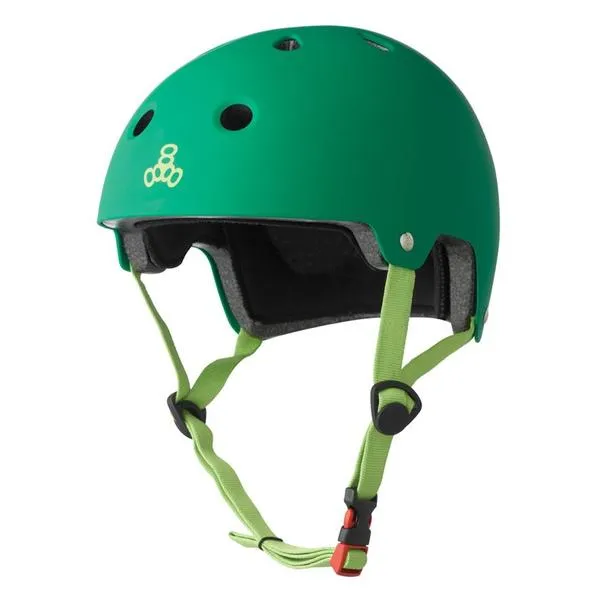 Triple 8 Certified Kelly Green Helmet