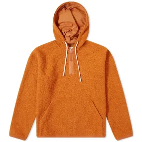 Universal Works Fleece Beach HoodyOrange