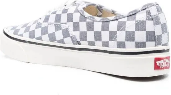 Vans Authentic checkerboard-print sneakers Grey