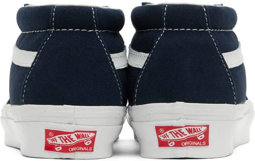 Vans Navy OG Sk8 Mid LX Sneakers