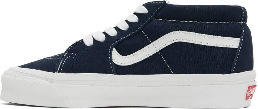 Vans Navy OG Sk8 Mid LX Sneakers