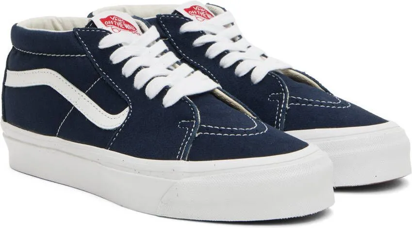 Vans Navy OG Sk8 Mid LX Sneakers