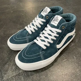 Vans Skate Grosso Mid Pig Suede Blue/White