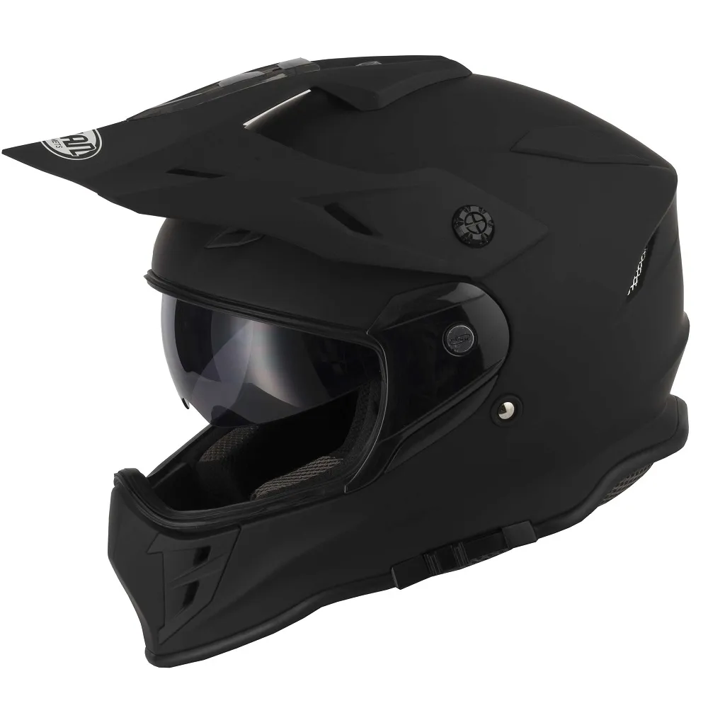 Vcan H331 Plain Helmet - Matt Black