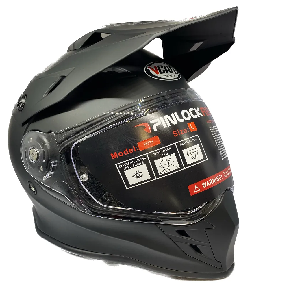 Vcan H331 Plain Helmet - Matt Black