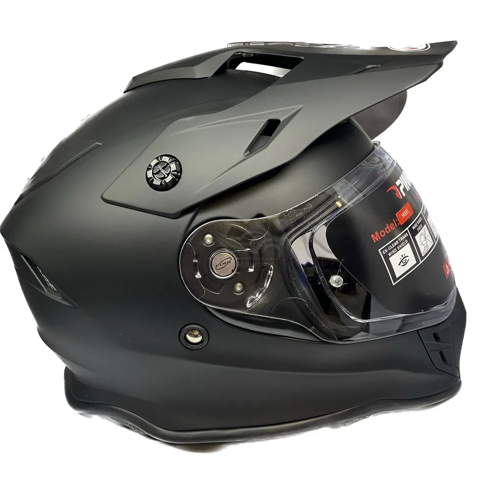 Vcan H331 Plain Helmet - Matt Black