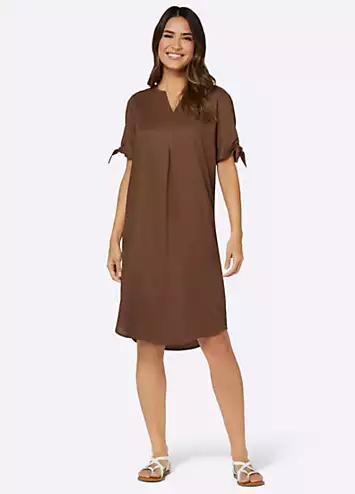 Witt V-Neck Short Sleeve Tunic Dress | Grattan