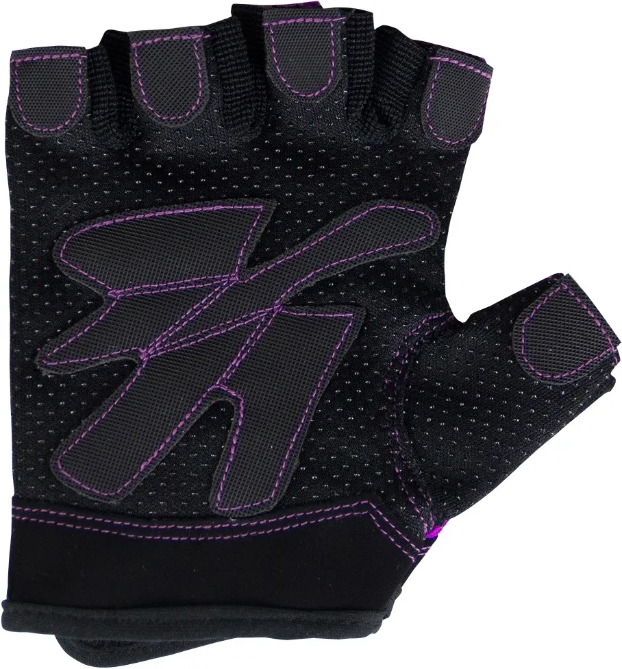 Women's Fitness Gloves - Black/Purple - M Gorilla Wear