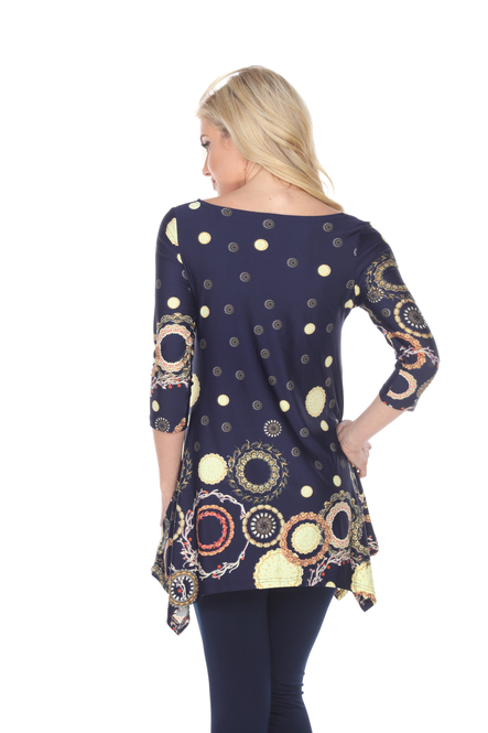 Women's 3/4 Sleeve Tunic Top