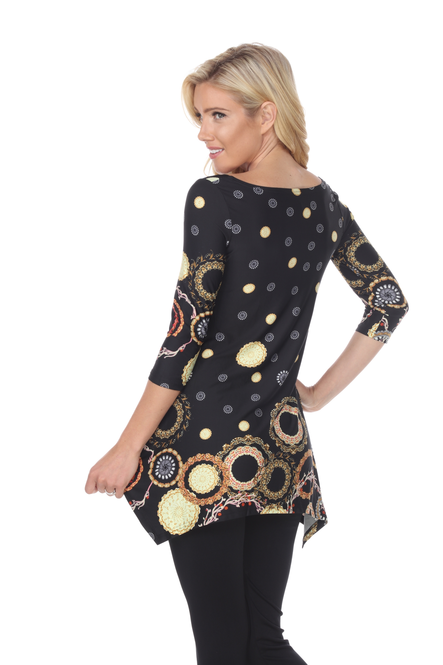 Women's 3/4 Sleeve Tunic Top