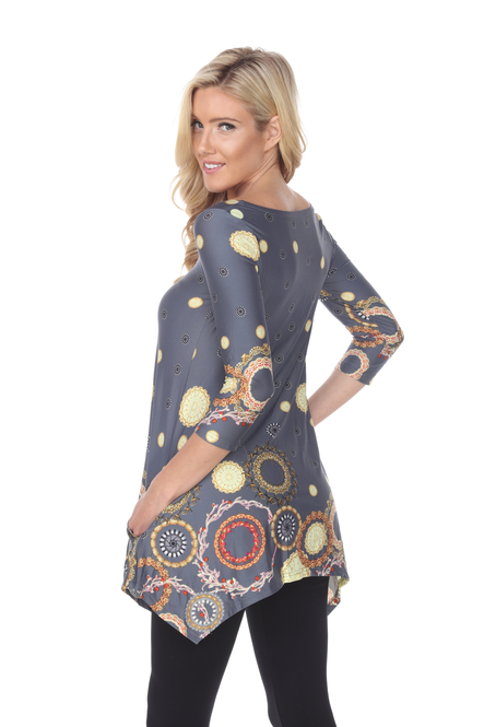 Women's 3/4 Sleeve Tunic Top