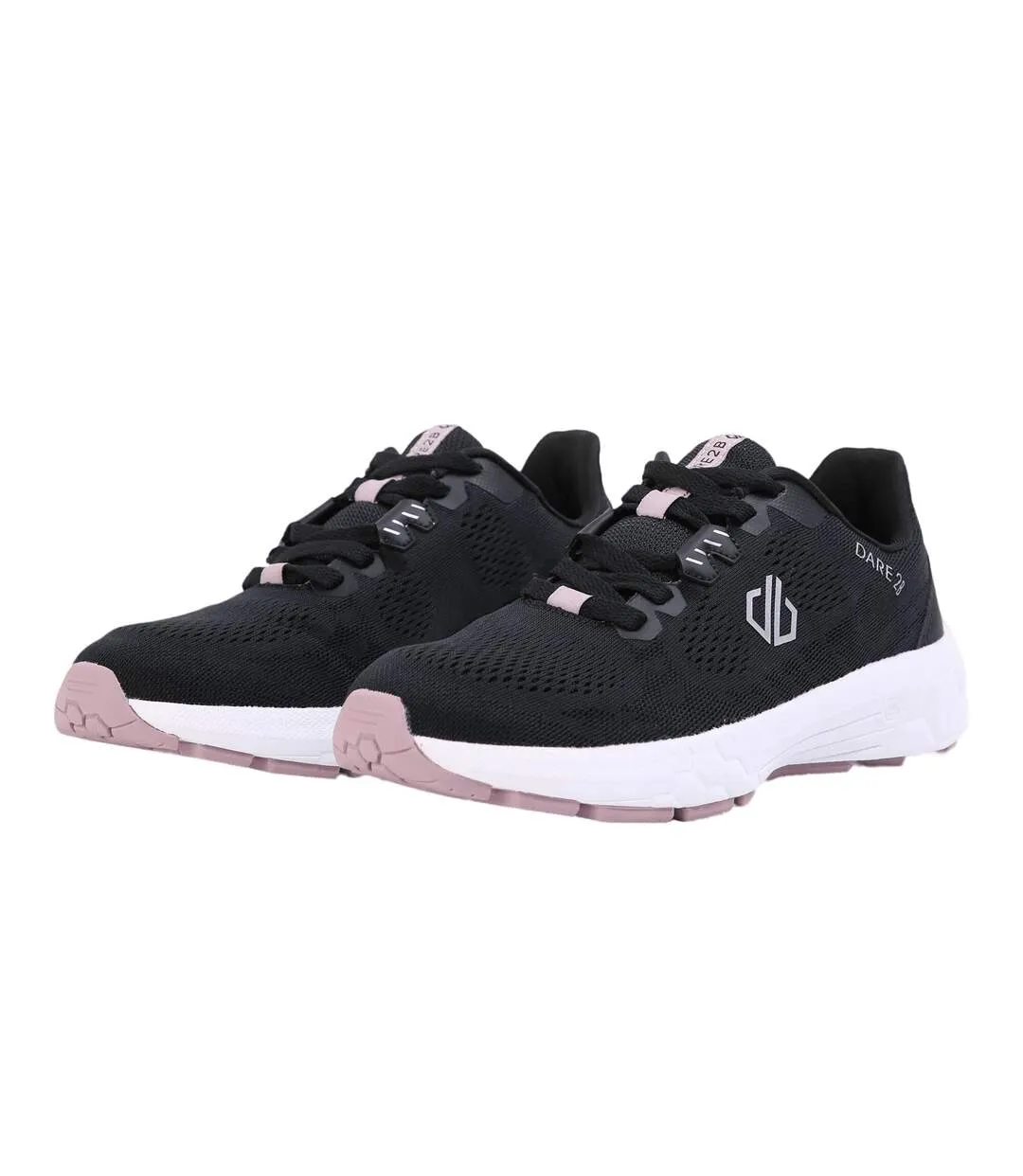 Womens/ladies hex rapid performance trainers black/woodrose Dare 2B