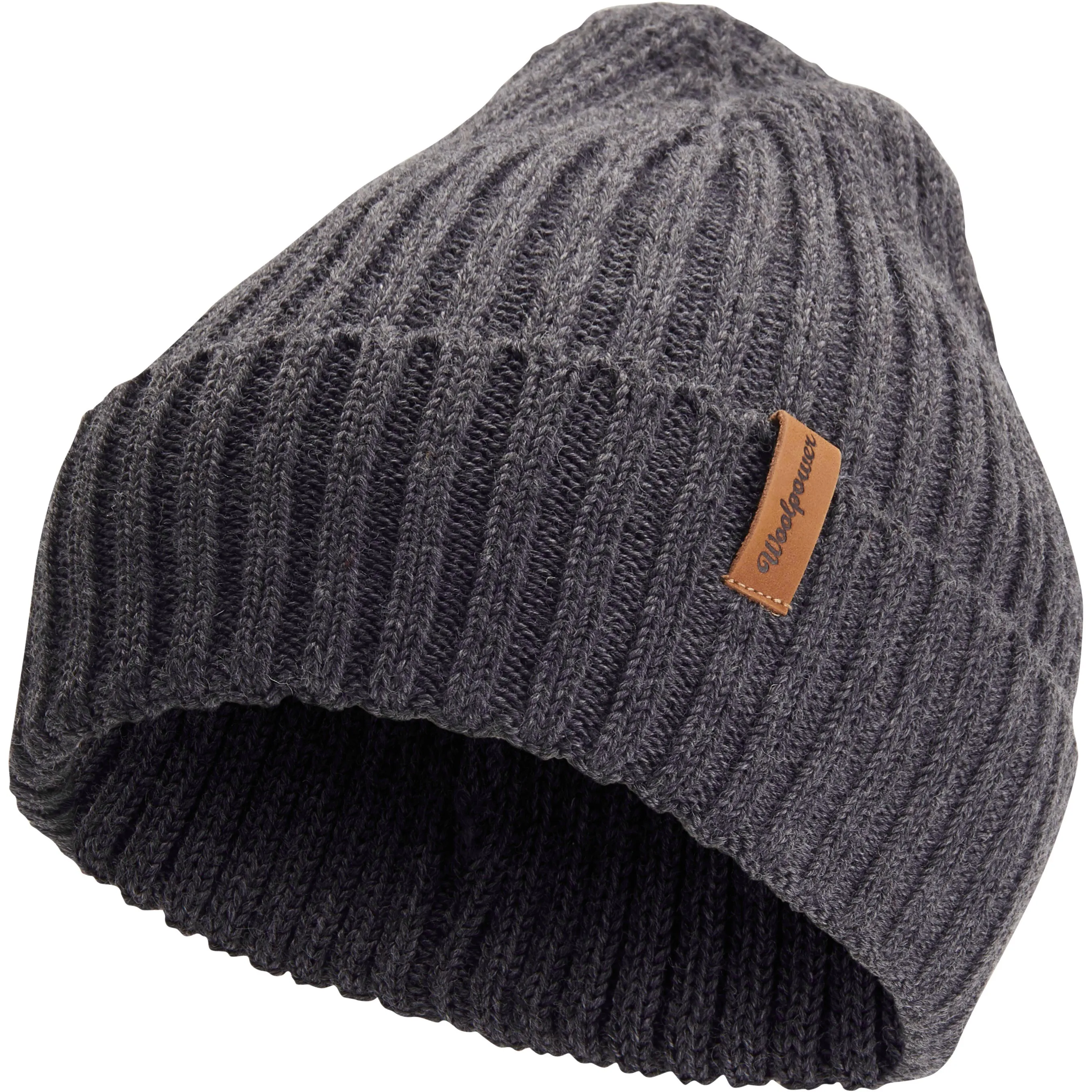 Woolpower Beanie Rib Grey | Buy Woolpower Beanie Rib Grey here | Outnorth