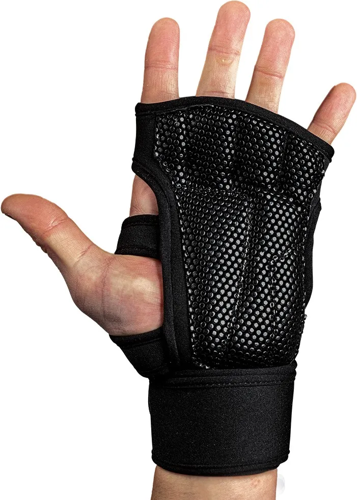 Yuma Weight Lifting Workout Gloves - Black - M Gorilla Wear