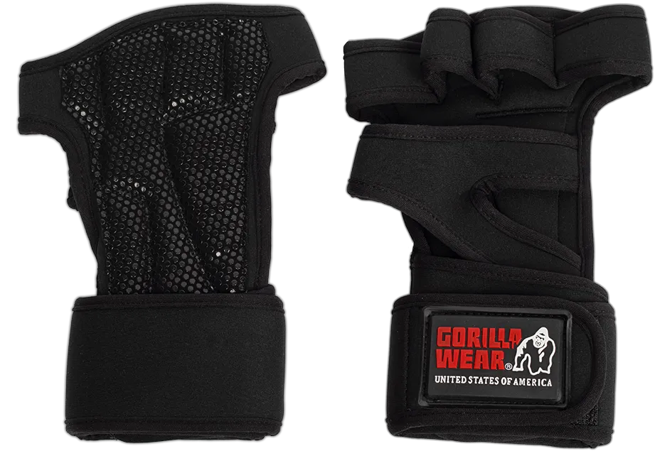 Yuma Weight Lifting Workout Gloves - Black - M Gorilla Wear