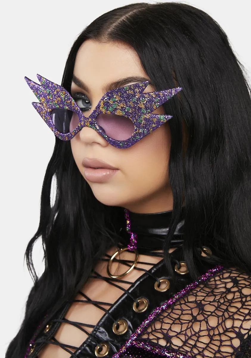 Ziggy Glitter Sunglasses-