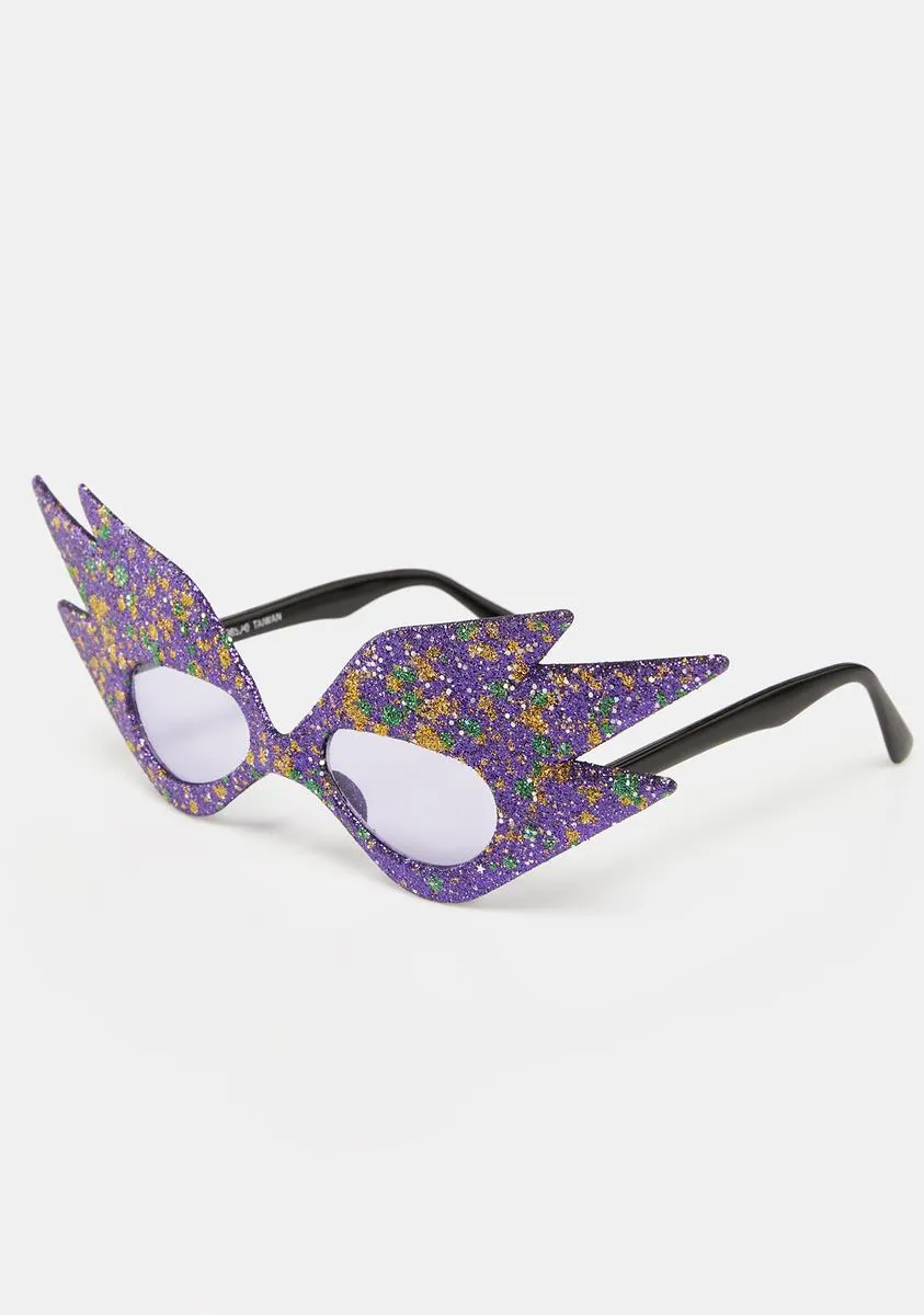 Ziggy Glitter Sunglasses-